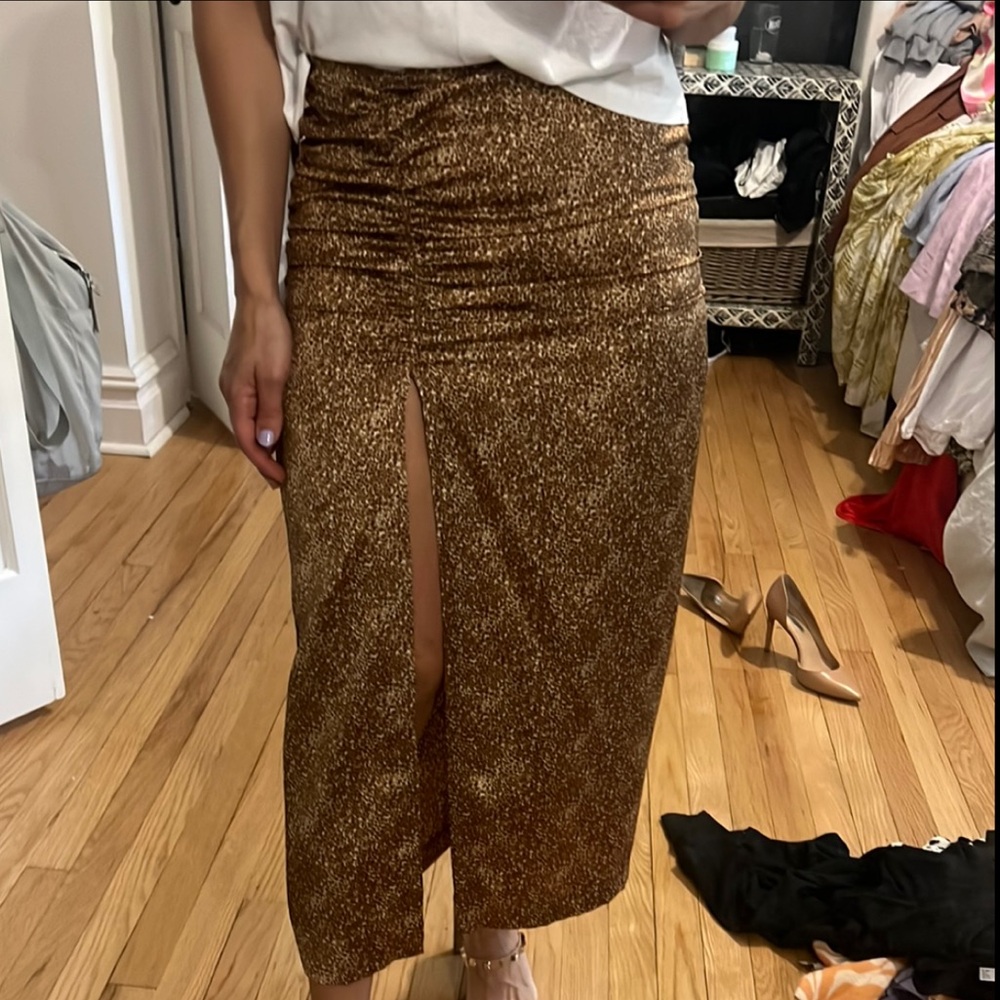 Elegant Brown Skirt